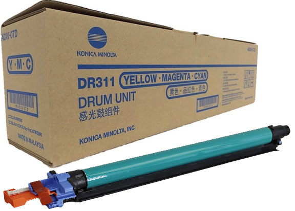 Konica Minolta DR311 Drum Unit, A0XV0RD, A0XV0TD  